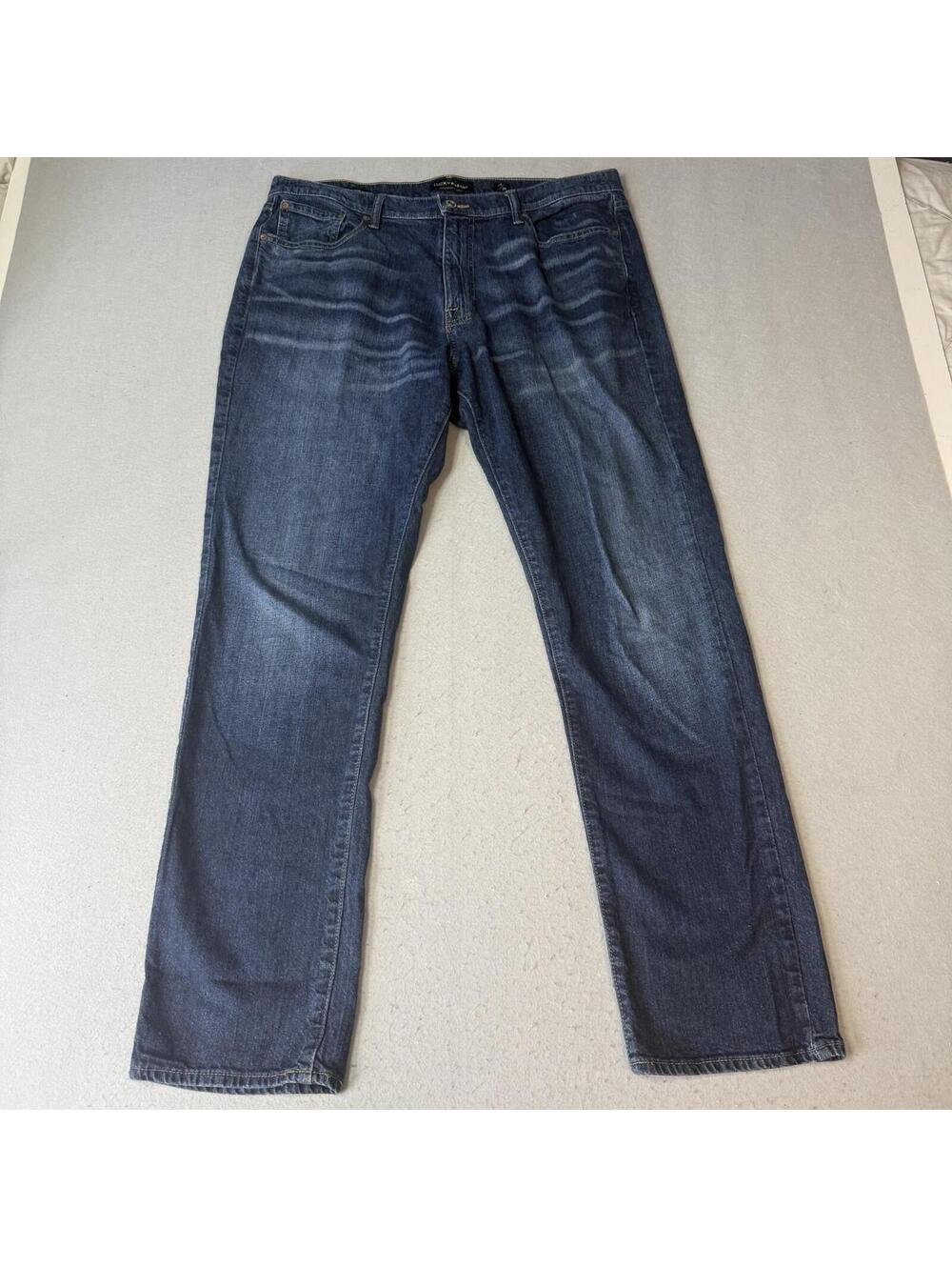 Lucky‎ Brand 410 Athletic Slim Jeans Mens 38x32 Dark Wash Straight Stretch Denim